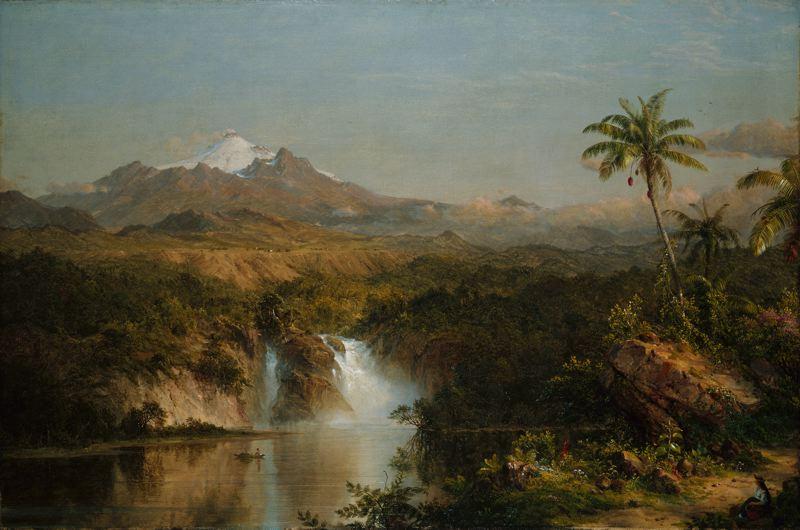 Frederick Edwin Church View of Cotopaxi Sweden oil painting art